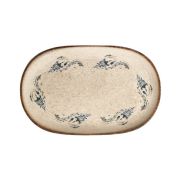 Voyage Navy Блюдо овальное 23см ID Fine [12]