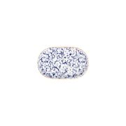 Venecia Navy Блюдо овальное 14см ID Fine [12]