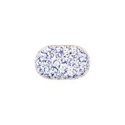 Venecia Navy Блюдо овальное 18см ID Fine [12]