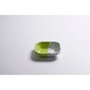 Блюдо квадратное 11*11*3см, зеленый, Mind-Pop, Kapka