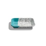 Блюдо прямоугольное 21*14*3,7см, бирюзовый, Mind-Pop, Kapka