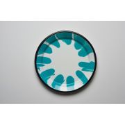 Тарелка 24,5*2,5см, бирюзовый, A Little Color, Kapka