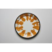 Тарелка 24,5*2,5см, желтый, A Little Color, Kapka