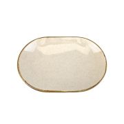 Блюдо овальное 36см, бежевый, Pearl, Kutahya