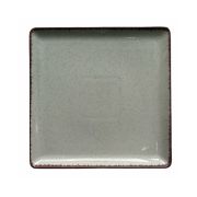 Тарелка квадратная 25*25см, мятный, Pearl, Kutahya