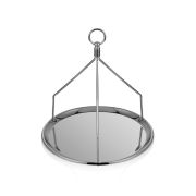 Поднос 23,5см, H21,5см, черный, Narin