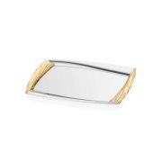 Поднос с ручками 44*29см, золото, Narin