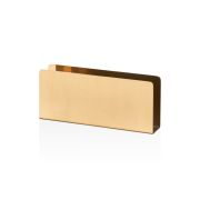 Салфетница 15см, H6см, матовое золото, Narin