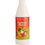 Клубника-Фейхоа, основа для напитков 1кг, ProffSyrup