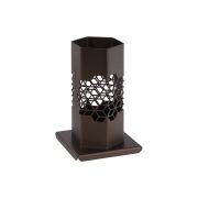 Подставка-стакан д/стол. приборов Шестигран. 10х10 см, h=16 см бронза Luxstahl