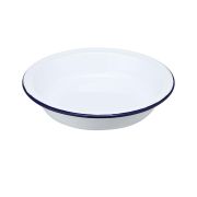 Тарелка,салатник эмалированный d=20 h=4.5 см, «Blue Rim» P.L.
