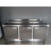 Стол для салатов HICOLD SLE1-111GN (1/3) с крышкой
