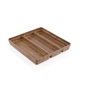 SERVICE CUTLERY TRAY - 3 COMPARTMENT