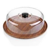 28 CM CAKE SERVING TRAY WITH COVER