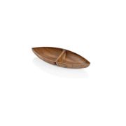 HALFETI 2 COMPARTMENT SNACK DISH