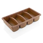 4 COMPARTMENT GASTRO CUTLERY TRAY