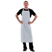 Фартук мясника 120х120 см.длинный белый влагозащитный полиуретан