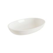Блюдо овальное 150*110 мм. с бортом Белый, форма Потт Bonna /1/12/