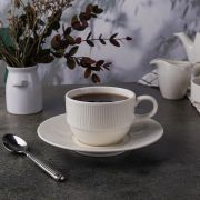 Чайная пара 200 мл, фарфор «NOBLE» серия «NEO SILK»