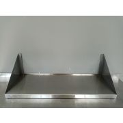 Полка настенная сплошная 900х350х300 нерж.