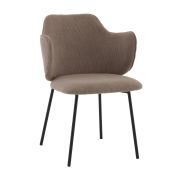 Стул-полукресло «Данди» с мягким сиденьем (окрашенный каркас)