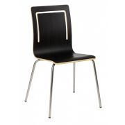 Стул «1213АМ» с жестким сиденьем (ножки нержавеющая сталь)