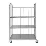 Тележка-стеллаж сетчатый для белья Luxstahl ТСС-500 нерж.
