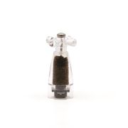 Мельница для перца h 14,5 см, акрил, прозрачная, BRESCIA