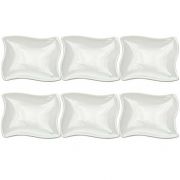 APERO DISH SET6 WHITE 8X8CM