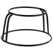 Подставка для фуршетных блюд  d=30,5 см, h=16 см. черная, нерж. с прорезин. покрытием APS /1/4/