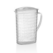 Кувшин 2,2 л. h=240 мм. с крышкой Даймонд, поликарбонат прозрачн. GP /1/12/ ВДОХНОВЕНИЕ