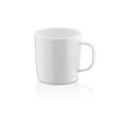 Кружка 250 мл. d=75 мм. h=75 мм. поликарбонат, белая штабелир. Классик GP /1/100/ ТП