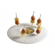 RICA APERO PLATE 20 HOLES  D20,5XH2,2CM