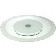 TURNING DISH ROUND GLASS D35CM