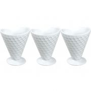 ICE CUPS WHITE D9XH11CM - SET 3