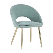 Стул-кресло «Капрезе» с мягким сиденьем (хромированный каркас)