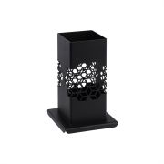 Подставка для столовых приборов (стакан) 100*100 мм. h=160 мм. черная /1/