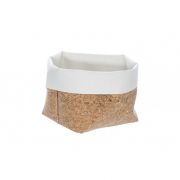 BREAD BASKET CORK 10X10XH12CM