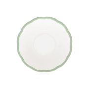 Салатник с цветным кантом (зеленый) Ø 16,8 см