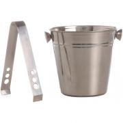ICE BUCKET D12XH12 + ICE TONG