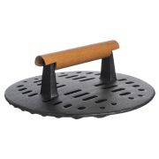Пресс для гриля d=230 мм. чугун с дерев. ручкой /1/