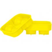 ICE CUBE TRAY BALLS YELLOW 4PCS D4.5CM
