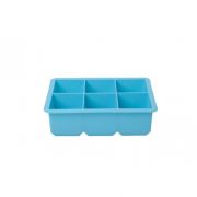 ICE CUBE TRAY CUBES BLUE 6PCS 16X11X5CM