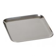 PRESENTATION PLATE SS SQ. 23X23CM