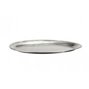 COFFEE TRAY OVAL 29CM RVS