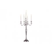 CANDLE HOLDER 5C ALUMINIUM H78CM