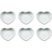 APERODISH SET6 5CM HEARTSHAPED