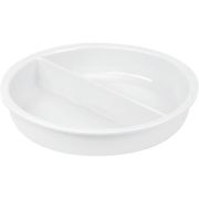 Гастроемкость фарфоровая круглая, серия Gastronorm, d=33,5 см, h 5,7 см, разделенная,2x1,5 ltr. Paderno (Италия)