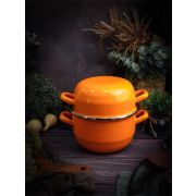 Кастрюля для мидий оранжевая 2,8 л, h 17,5cm d 18cm