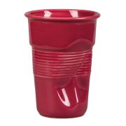 Чашка для латте Barista (Бариста) «мятая» 290 мл бордо, h 11,5 см, P.L. Proff Cuisine